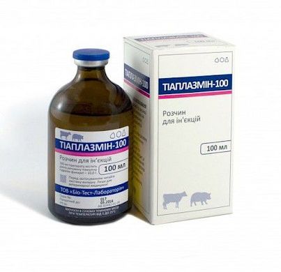 Тиаплазмин-100, 100 мл